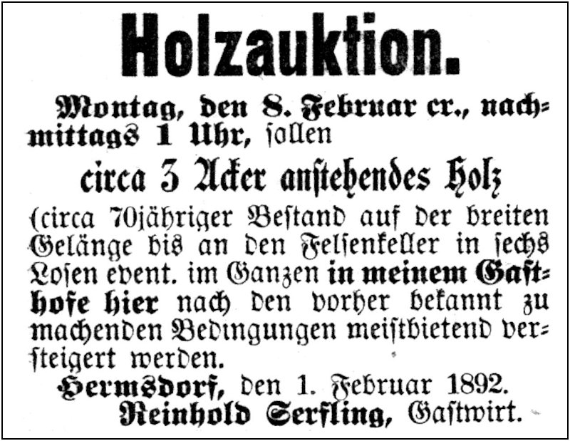 1892-02-18 Hdf Holzauktion